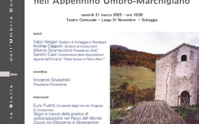 Le vie dei carbonai nell’appennino umbro-marchigiano.